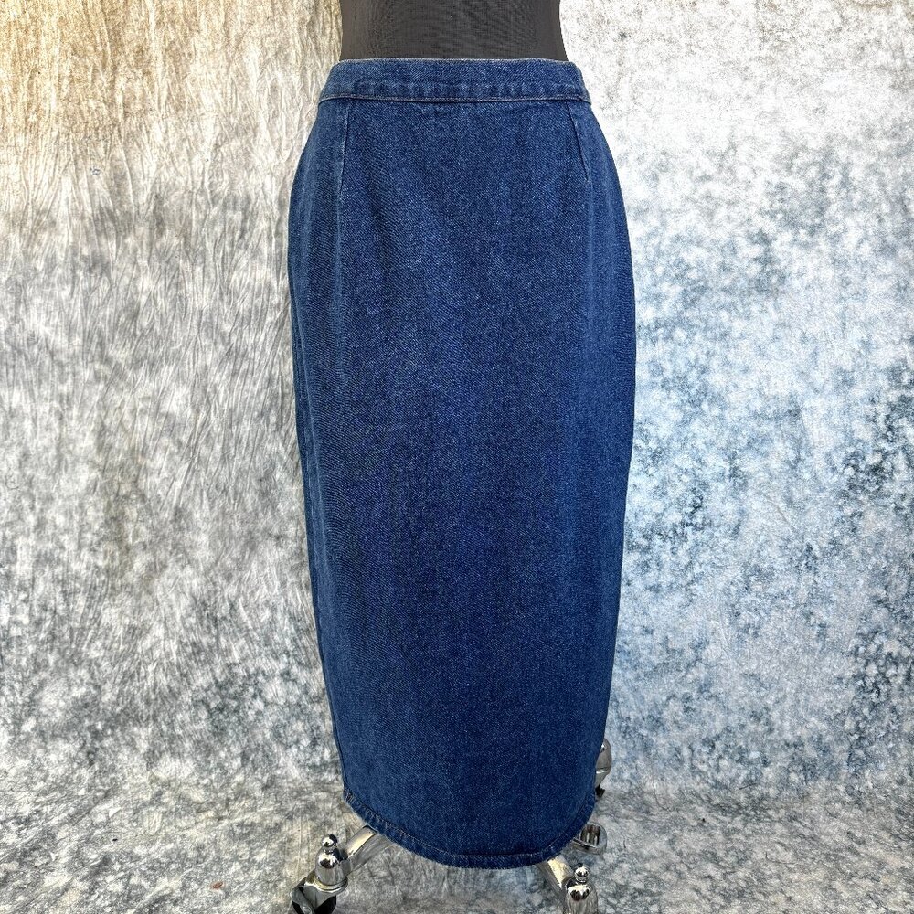Vintage Shades Denim Pencil Skirt